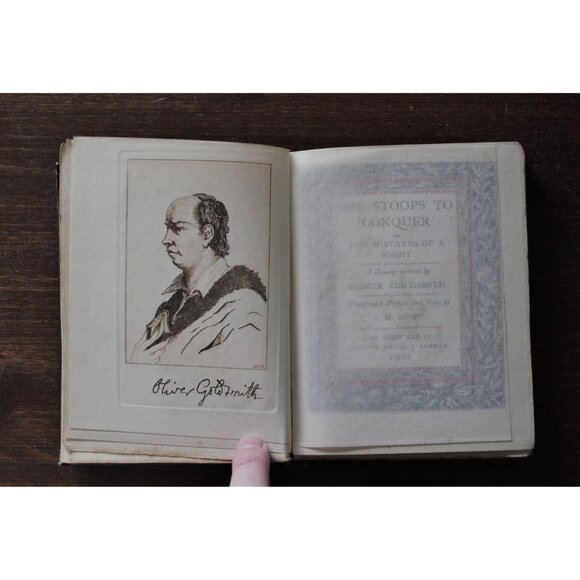 Antique Book "She Stoops to Conquer" by Oliver Goldsmith J. M. Dent and Co. 1902 - Picture 5 of 9